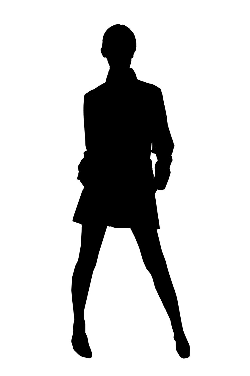 Sechziger Silhouette von Unknown artist
