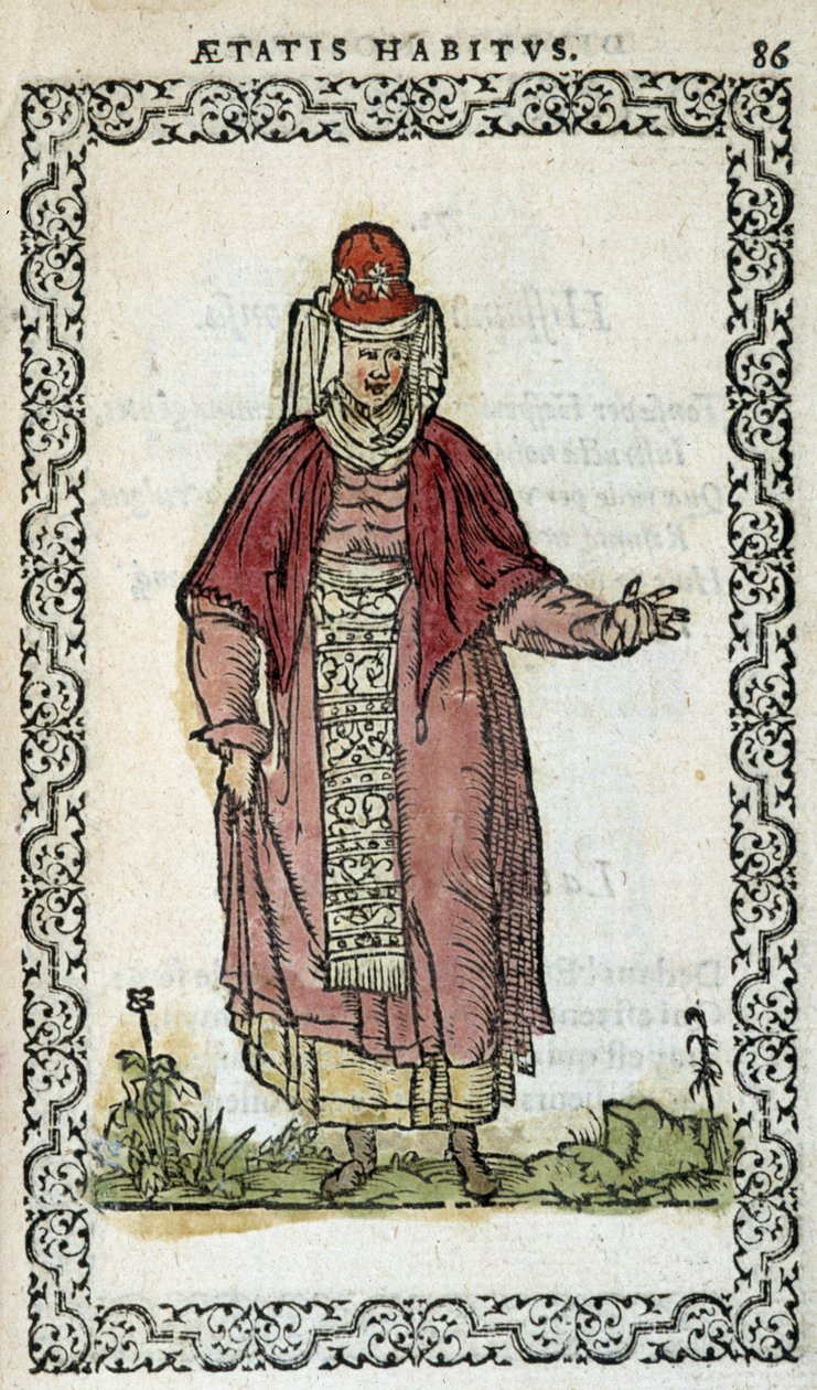 Spanische Frau - in "Kleidung und Abbildungen" von Jean Sulperius von Unknown artist