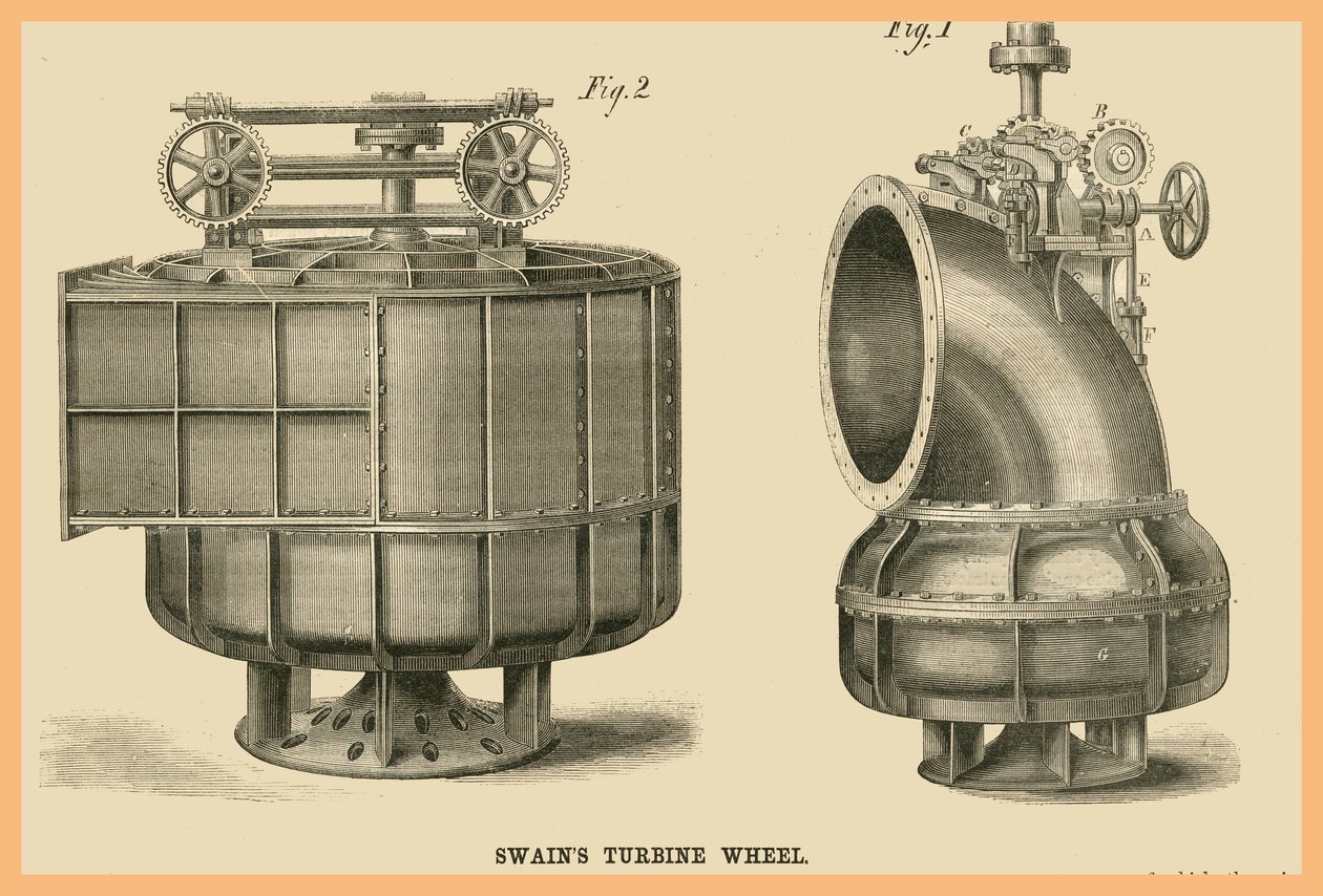Swains Turbinenrad von Unknown Artist