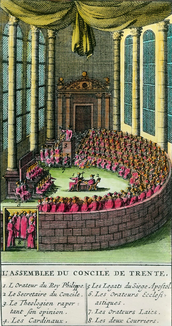 Das Konzil von Trient von Unknown artist