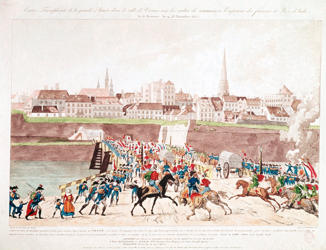 Der triumphale Einzug der französischen Armee in Wien, 13. November von Unknown artist