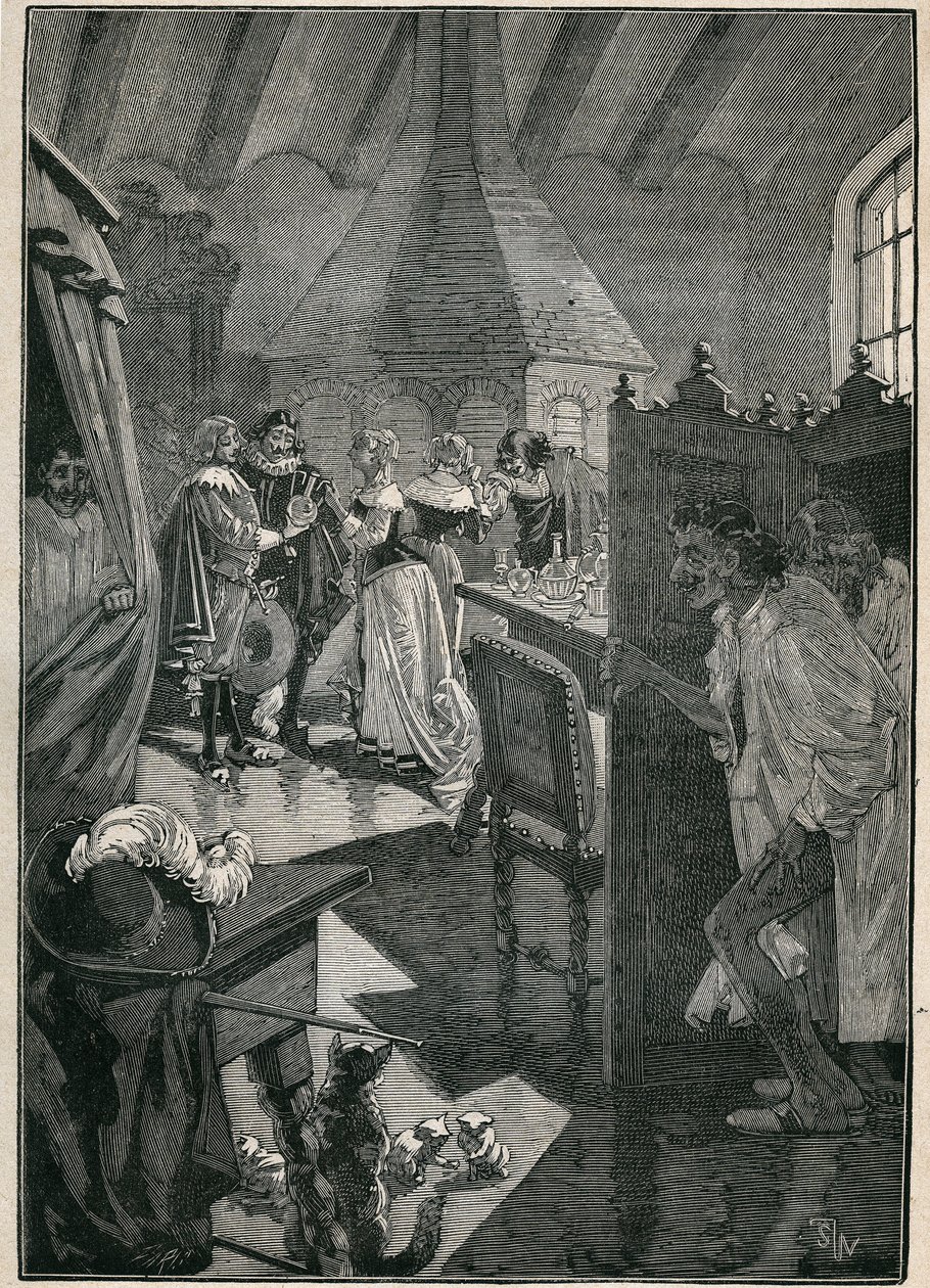 Die Kunst des Glases: die Glasmacher. Gravur von 1885 in „Les arts et métiers illustrés“ von Adolphe Bitard. von Unknown artist