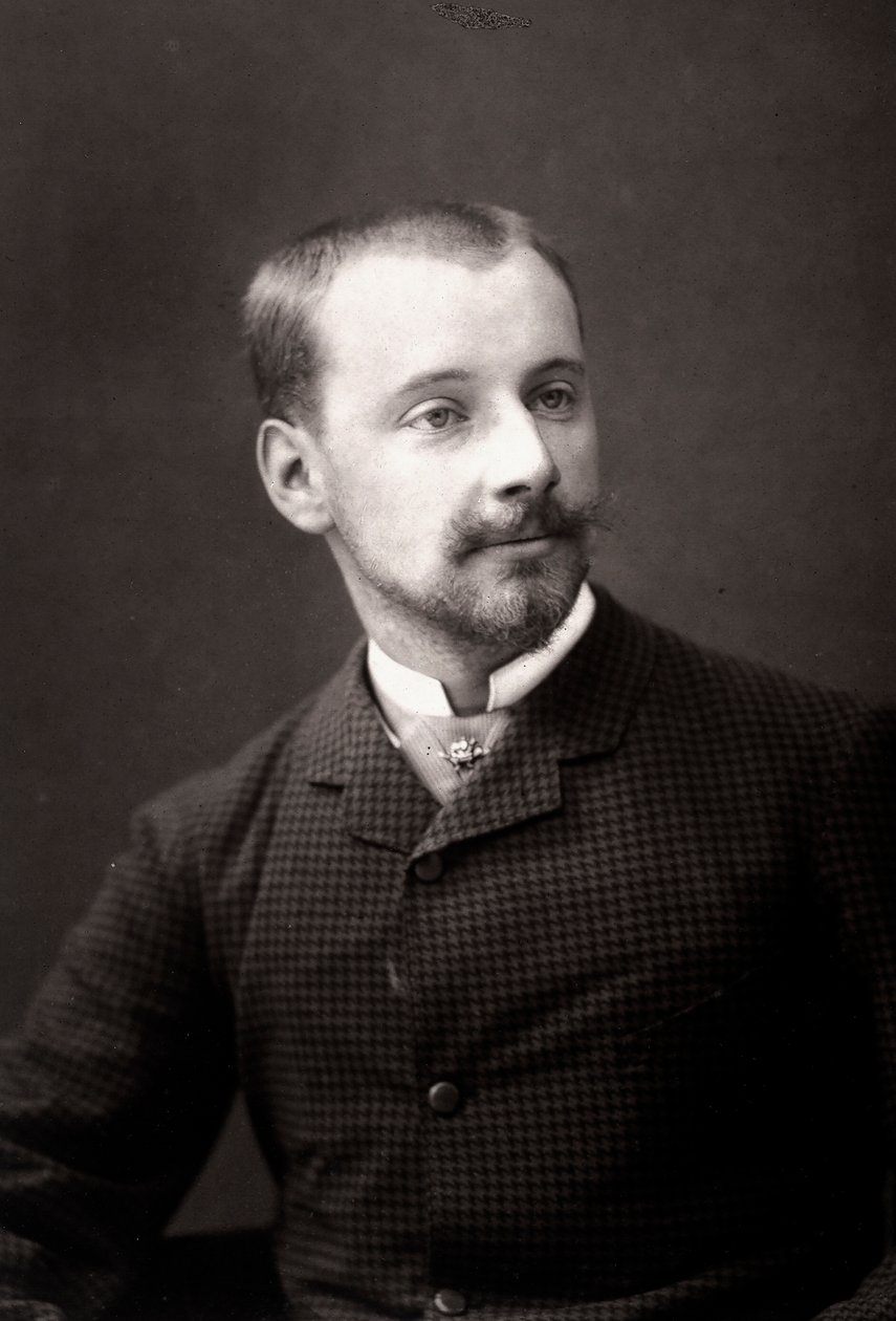 Der Künstler Albert Maignan fotografiert anlässlich des Pariser Salons 1881 von Unknown