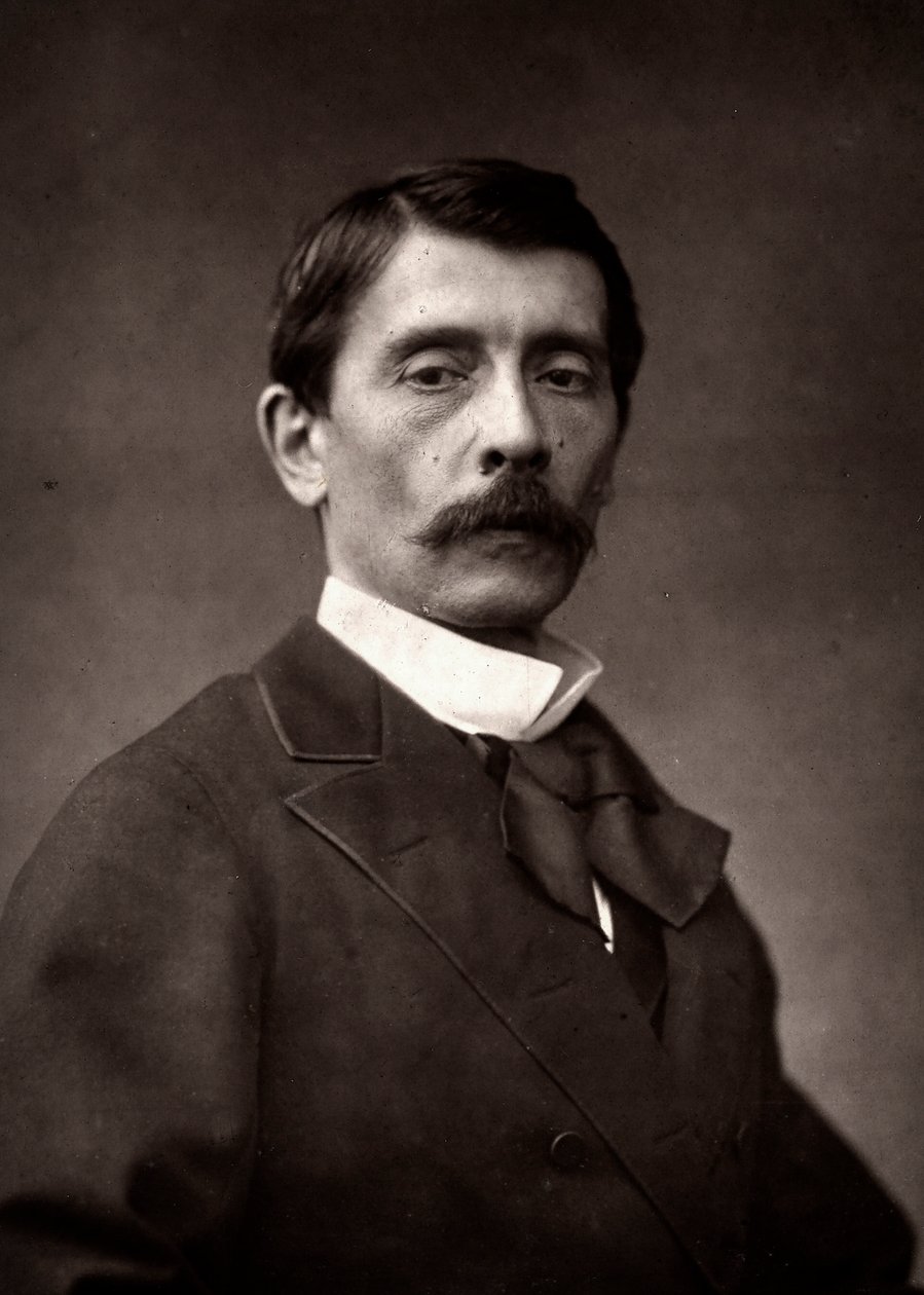 Der Künstler Pierre-Auguste Brunet-Hoard fotografiert anlässlich des Pariser Salons 1881 von Unknown