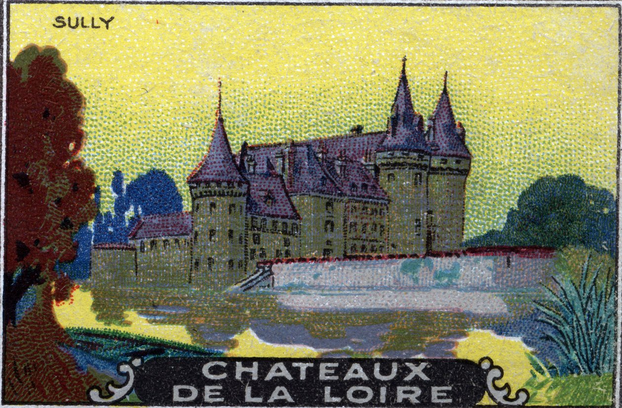 Die Schlösser der Loire: das Schloss von Sully, Anfang 20. Jahrhundert von Unknown Artist