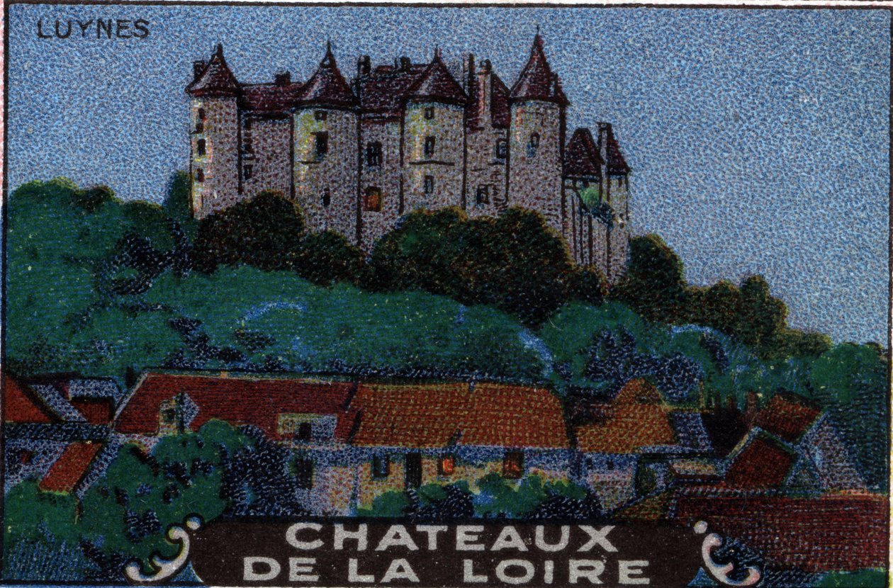Die Schlösser der Loire: das Schloss von Luynes, Anfang 20. Jahrhundert von Unknown Artist