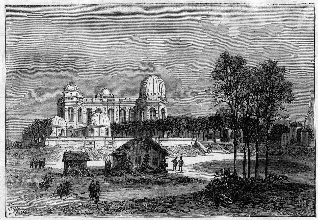 Erweiterung des Pariser Observatoriums im Jahr 1883 von Unknown artist