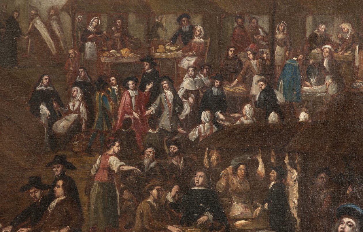 Ansicht des Grand Marché Verziere in Mailand von Unknown Artist