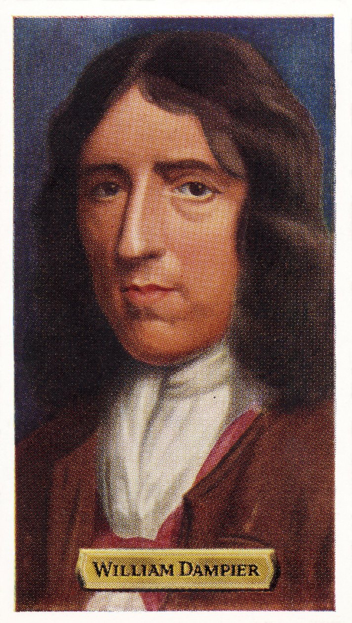 William Dampier - Englischer Seefahrer und Entdecker von Unknown artist