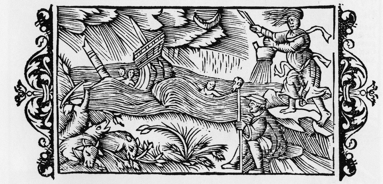 Zauberer, der einen Sturm entzaubert - in 