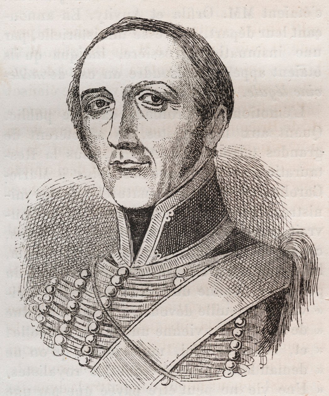 Porträt von Armand Francois Bon Claude, Graf von Bricqueville von Unknown