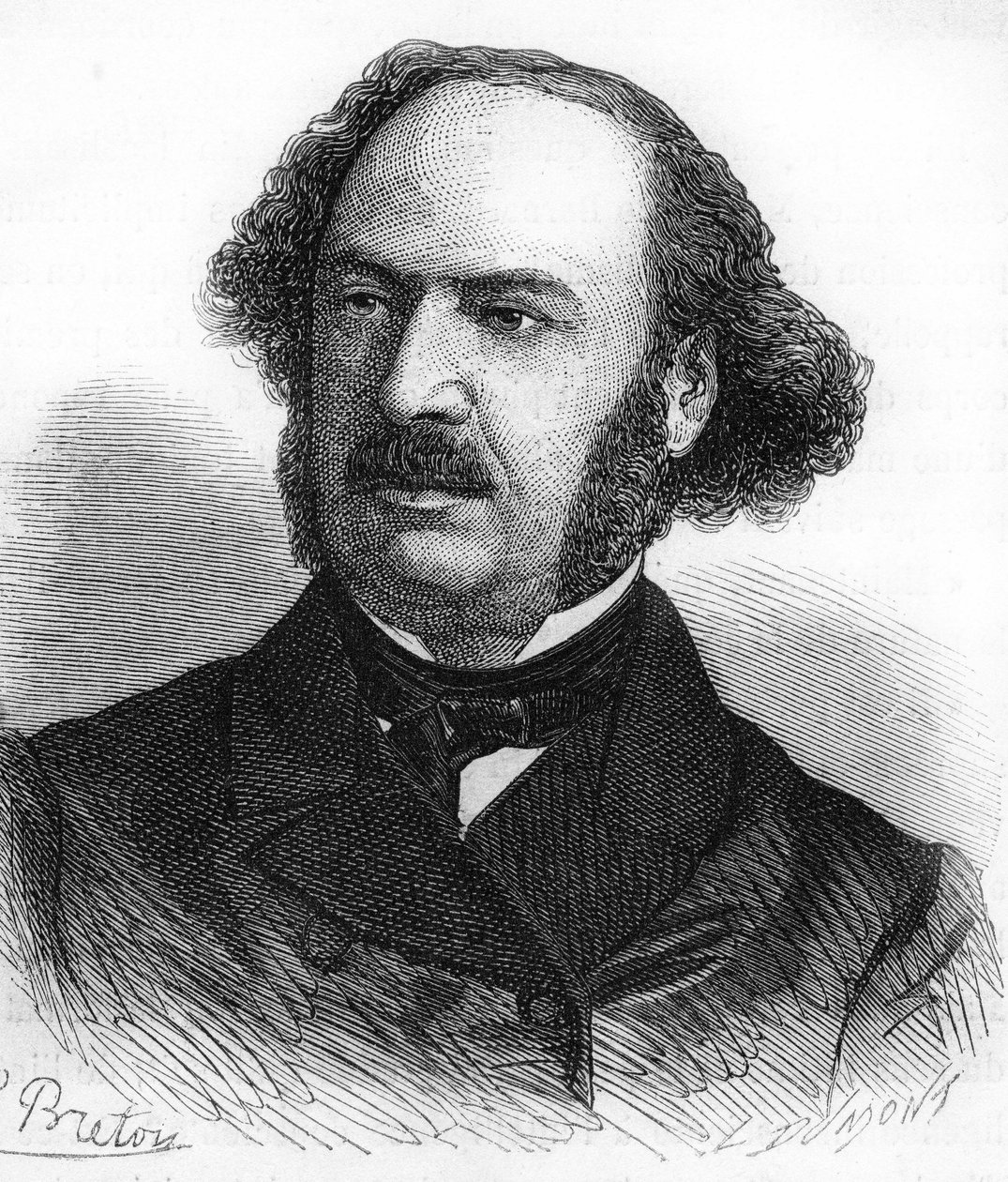 Porträt von Jules François Simon Suisse, genannt Jules Simon. Französischer Politiker (1814 bis 1896). von Unknown artist
