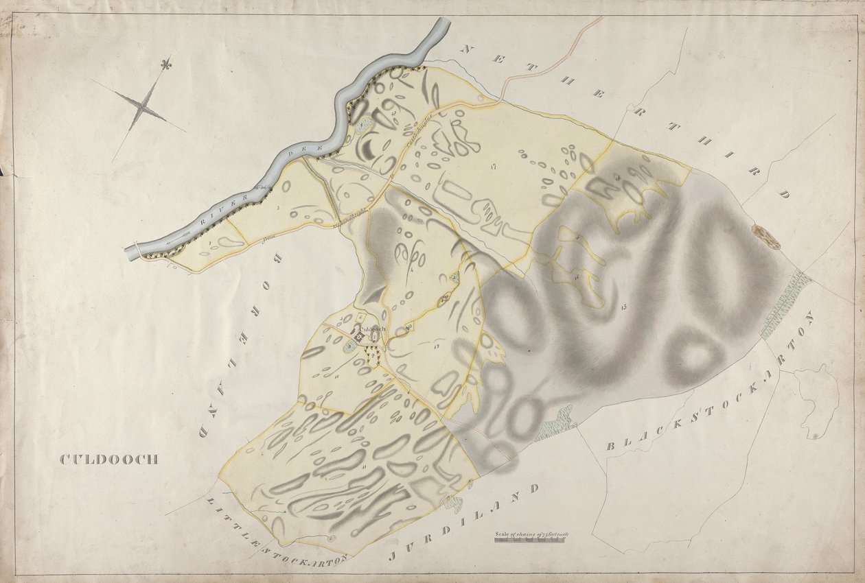 Eine Sammlung von Vermessungen schottischer Güter des Earl of Selkirk: Culdooch von Unknown artist