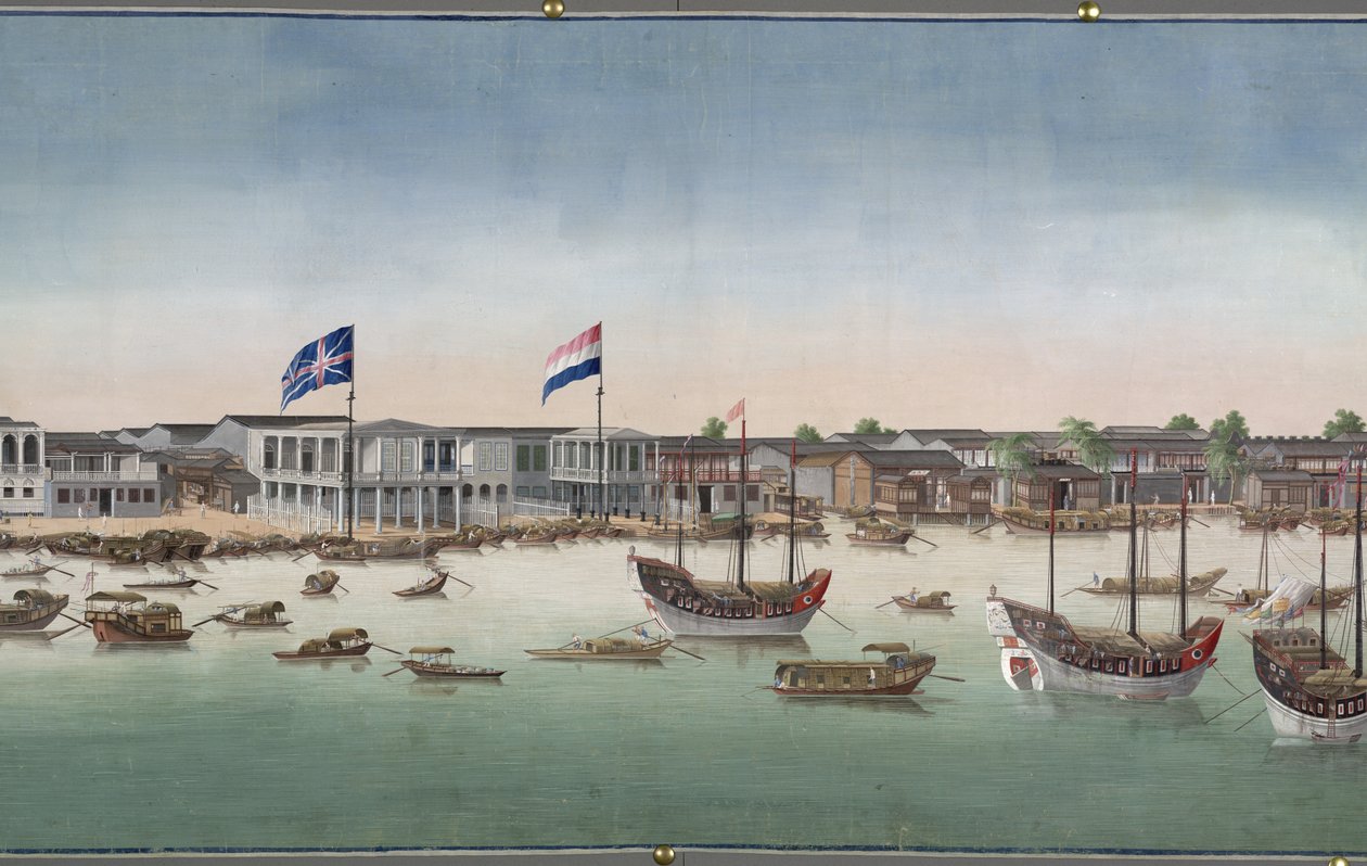 Ansicht von Kanton von Unknown artist
