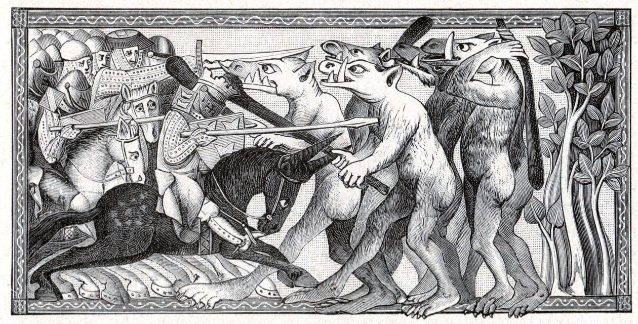 Alexander der Große, ca. 1880 (Gravur) von Unknown artist