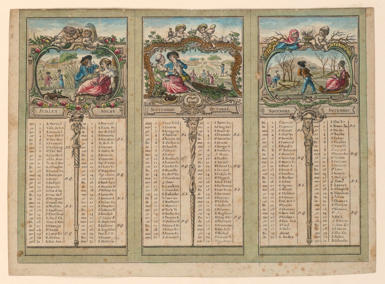 Almanach für 1789 von Unknown artist