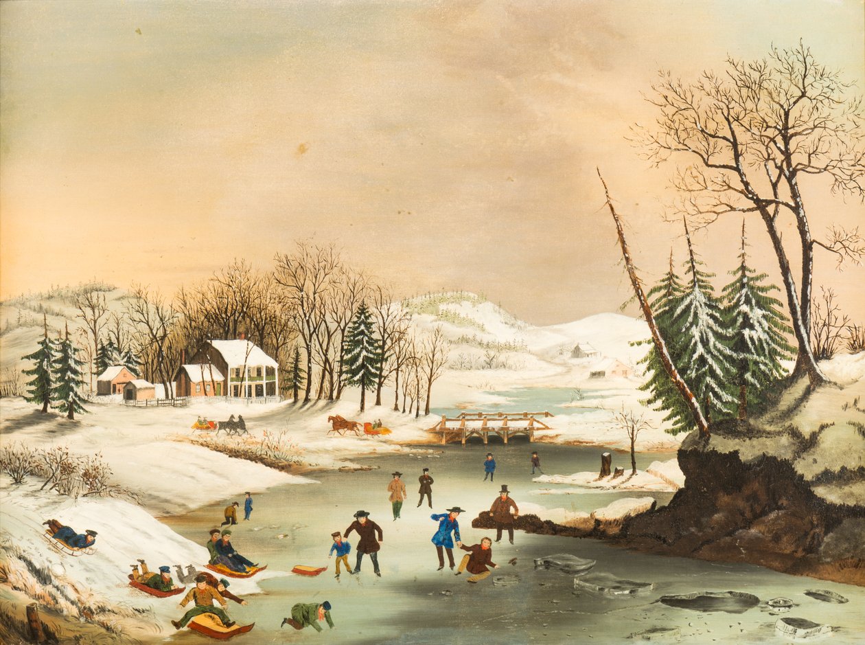 Amerikanische Winterszenen: Morgen von Unknown artist