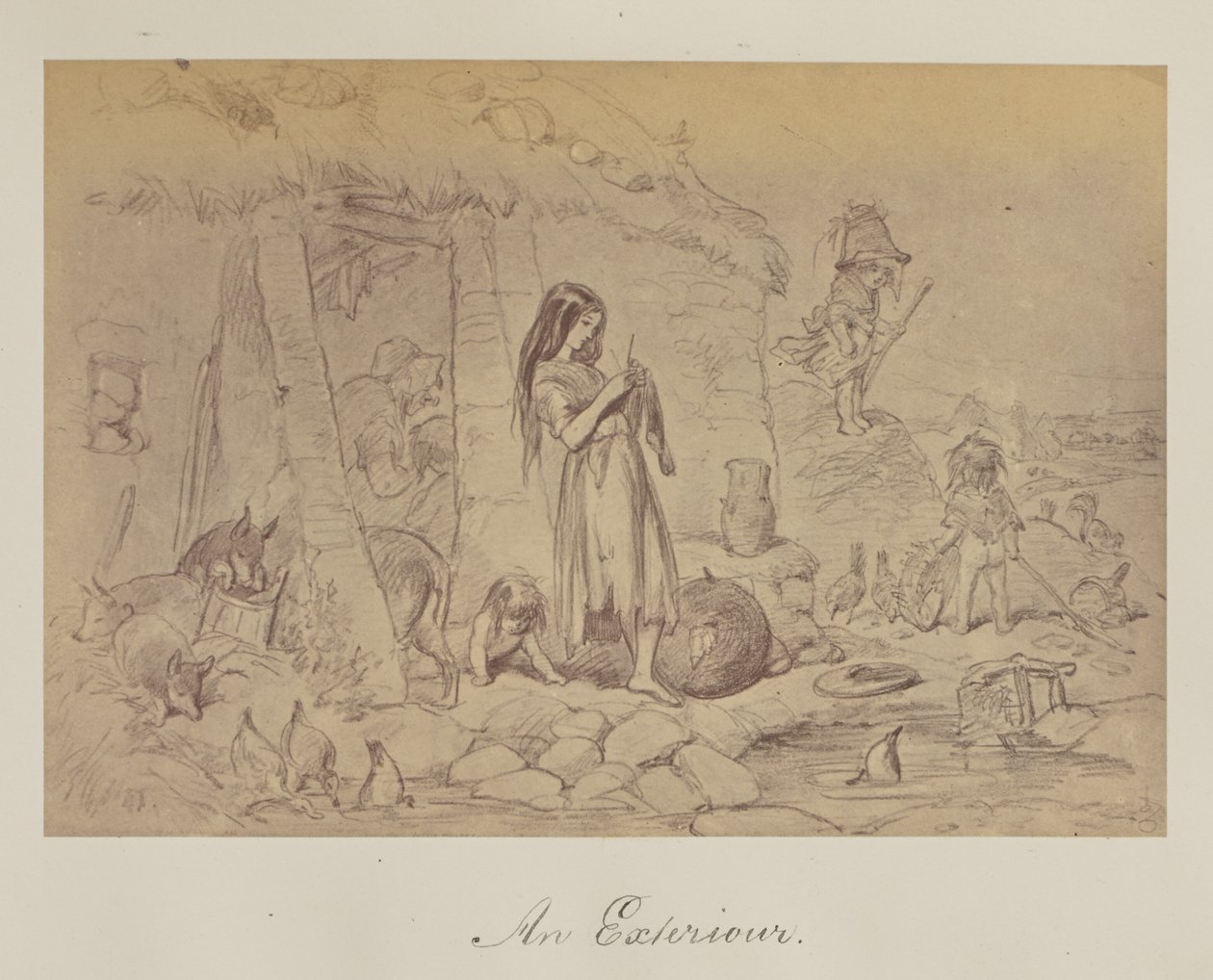 Ein Äußeres von Unknown artist