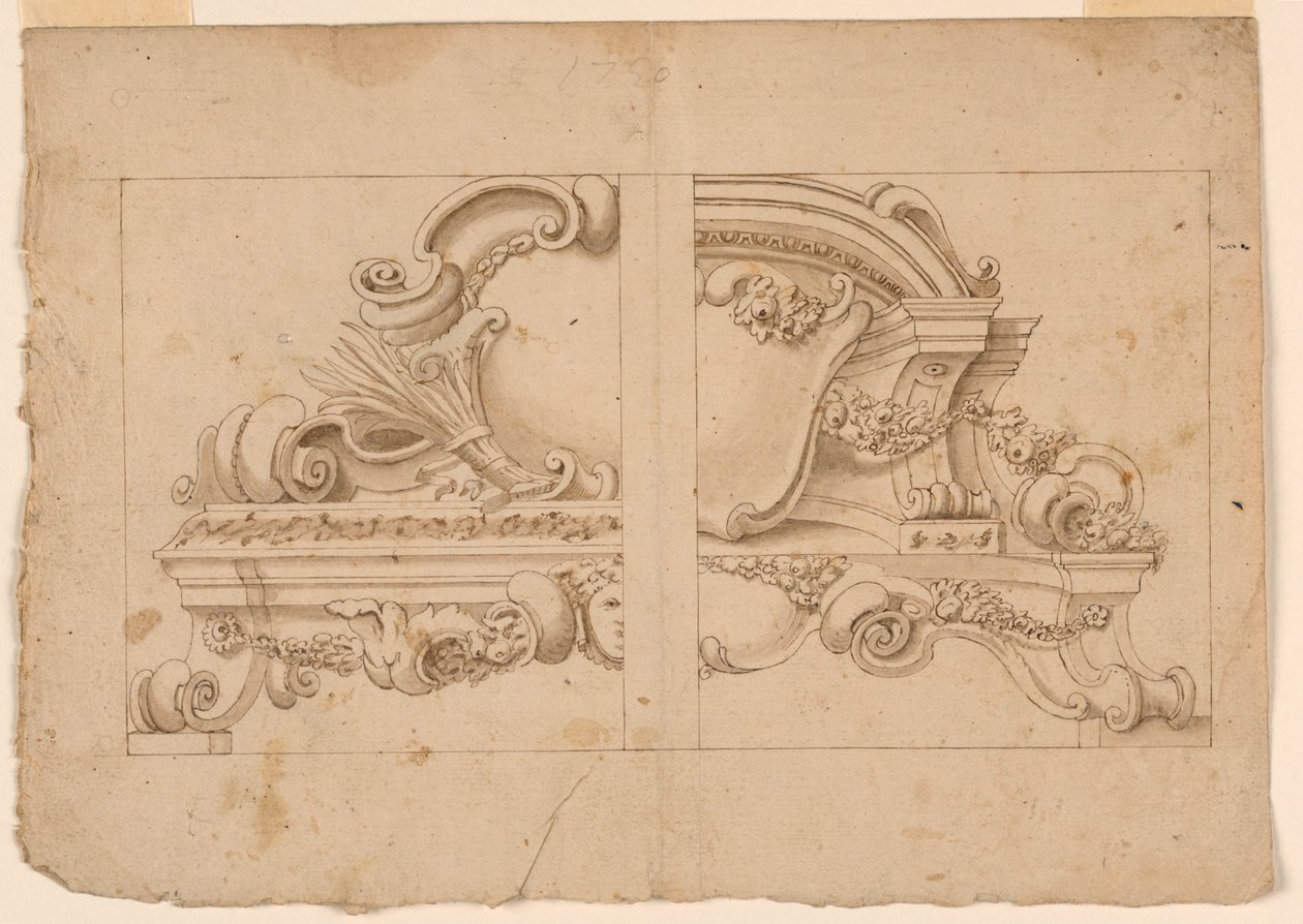 Architektonische Ornamente von Unknown artist