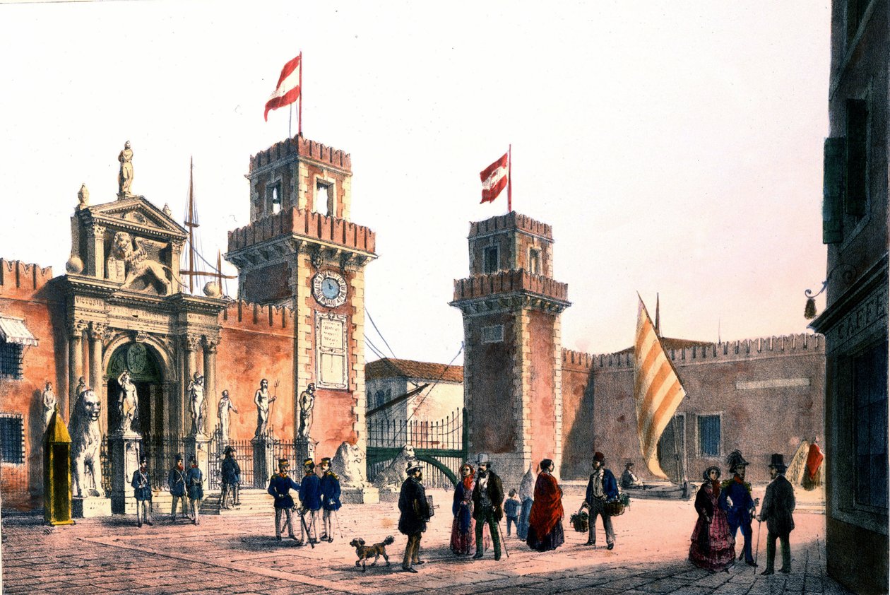 Arsenal von Venedig im 19. Jahrhundert von Unknown artist