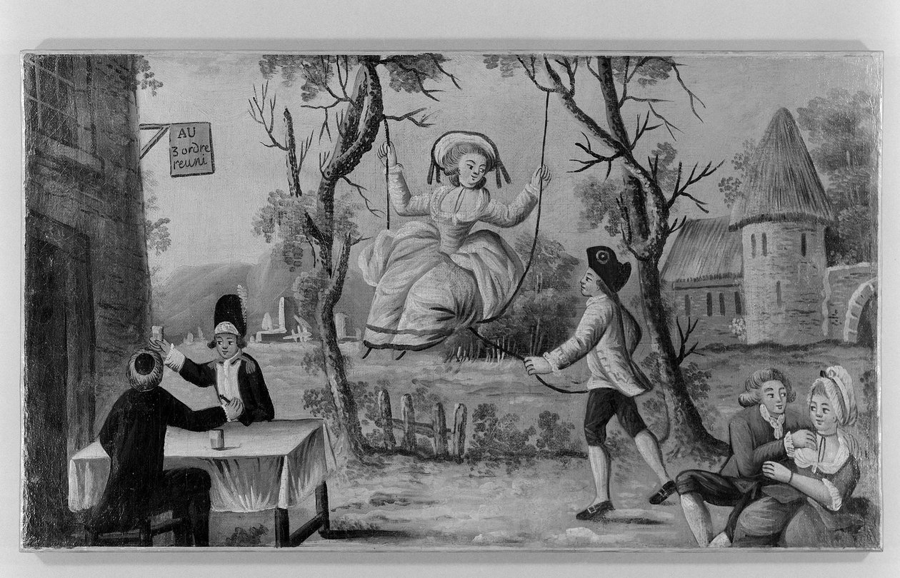 "Aux trois ordres réunis". Weinhändlerschild. Paris von Unknown artist