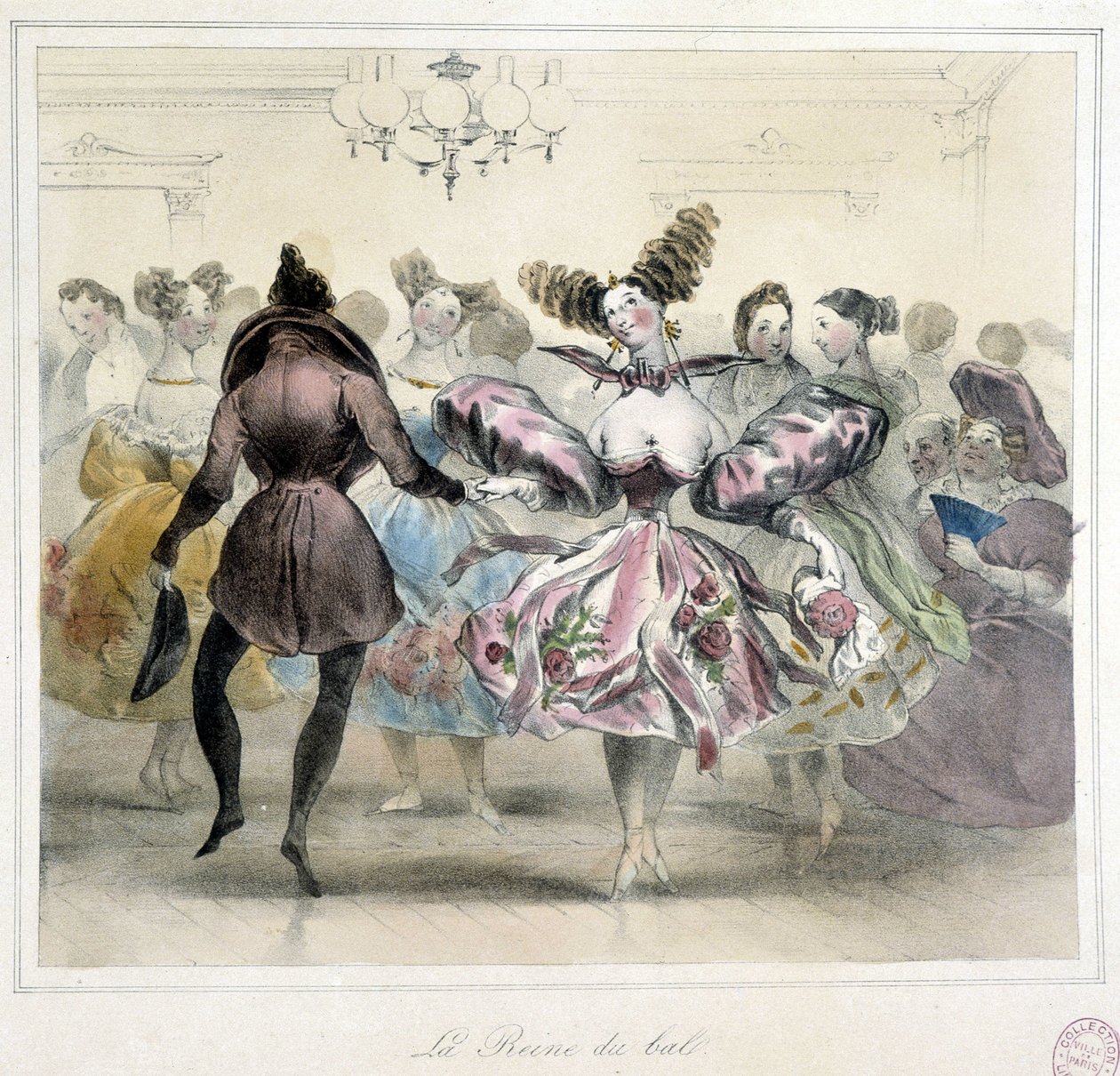 Ball: Die Königin des Balls - 19. Jahrhundert von Unknown artist