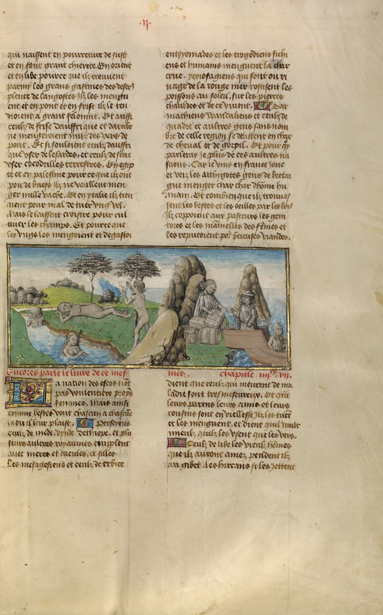 Badende und Seidenhändler von Unknown artist