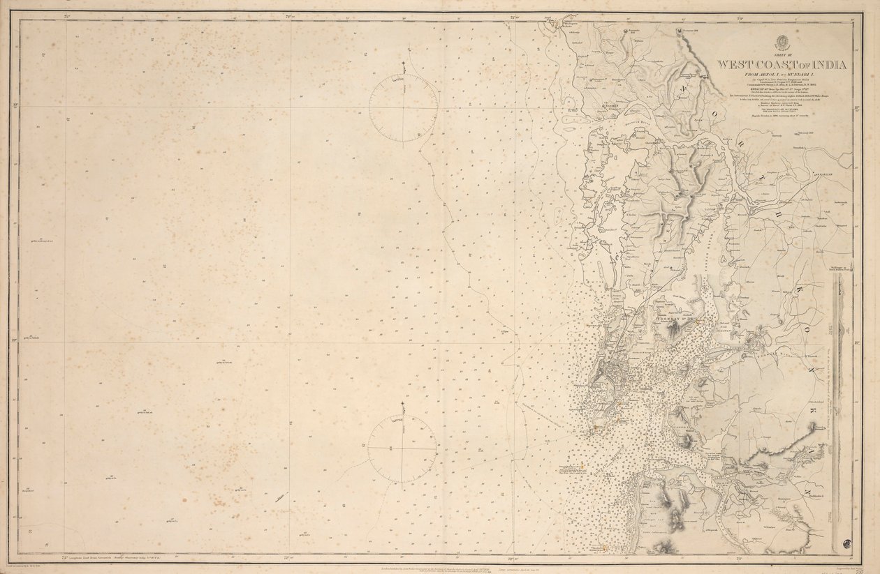 Karte der Insel Arnola von Unknown artist: Kunstdruck kaufen
