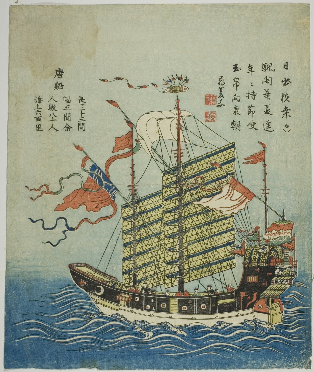 Chinesisches Schiff (To Sen) von Unknown artist