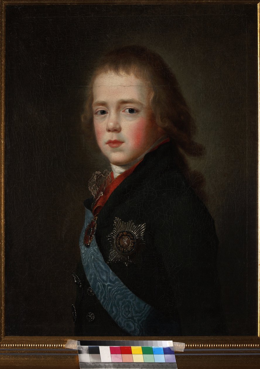 Porträt des Großherzogs Konstantin Pawlowitsch von Russland als Kind von Unknown artist