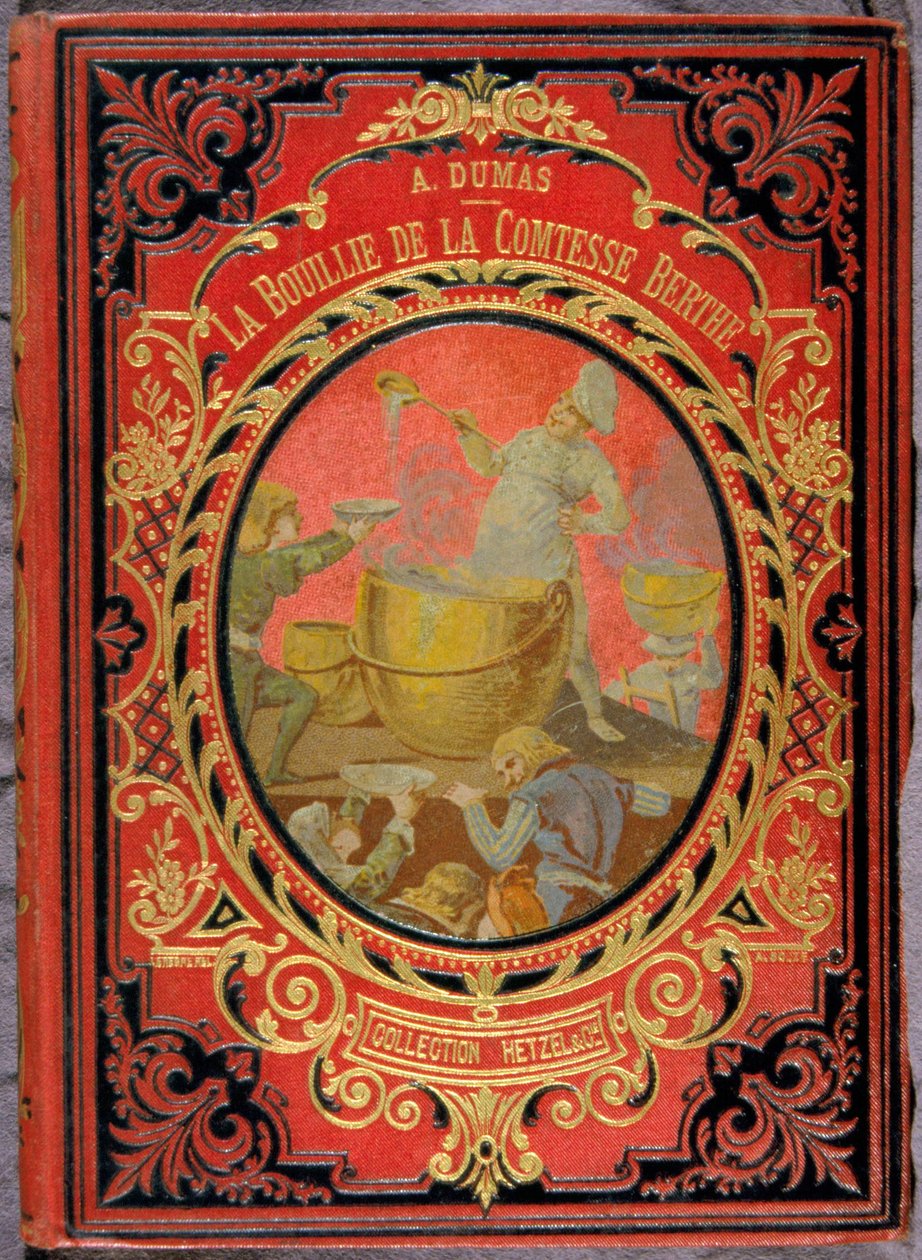 Umschlag des Buches „La Bouille de la comtesse Berthe“ von Alexandre Dumas, Hetzel Sammlung. von Unknown artist