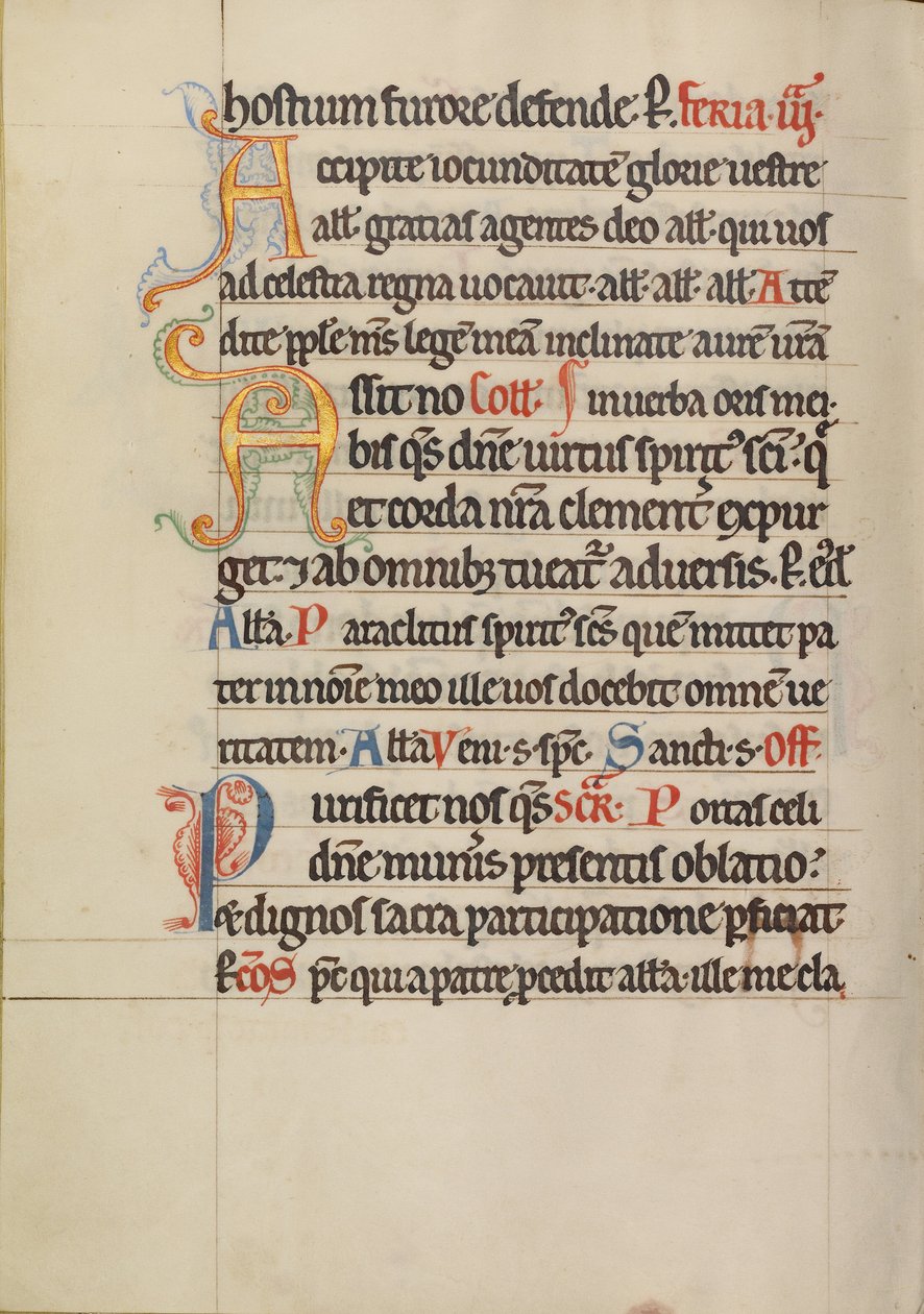 Geschmückte Textseite von Unknown artist