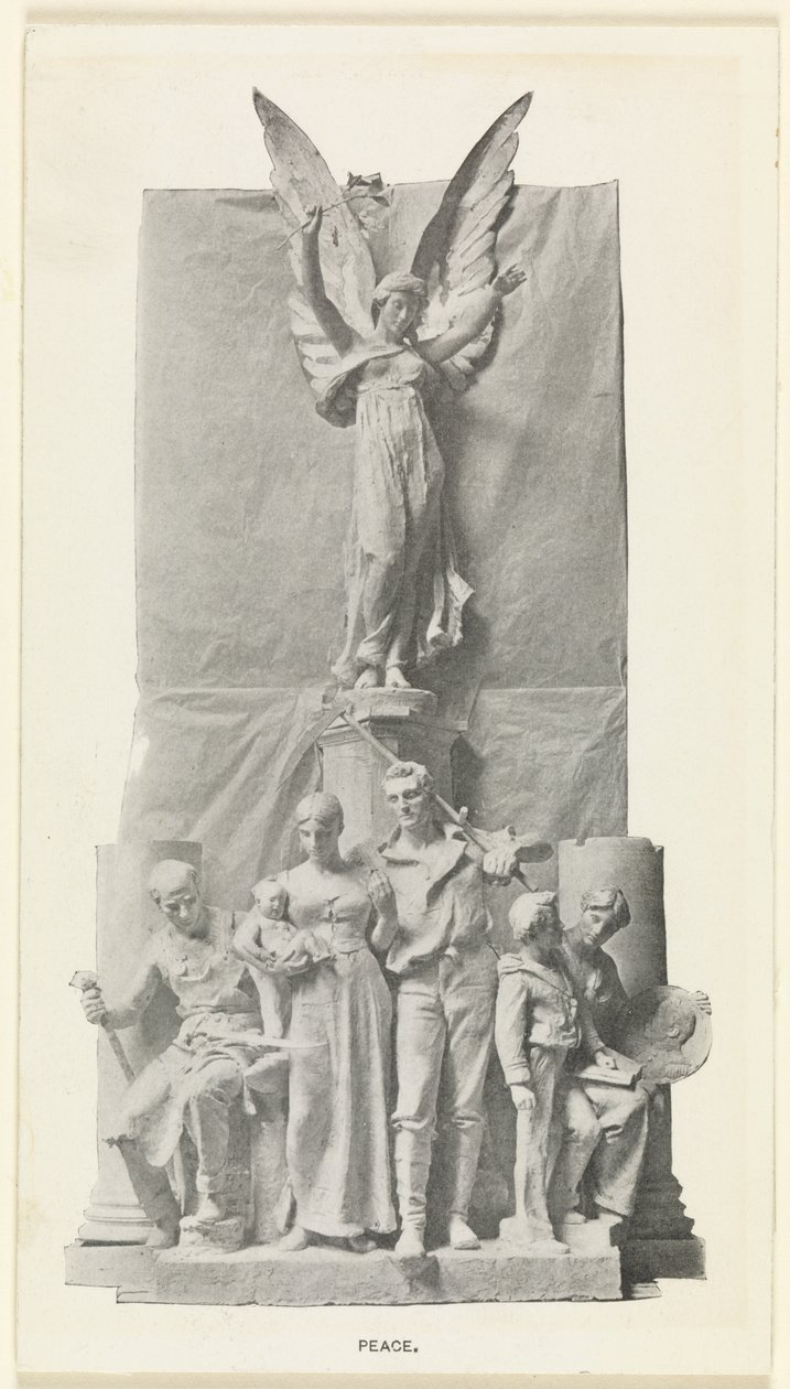 Detail der Skulptur Frieden auf dem Dewey-Bogen, Madison Square, New York von Unknown artist