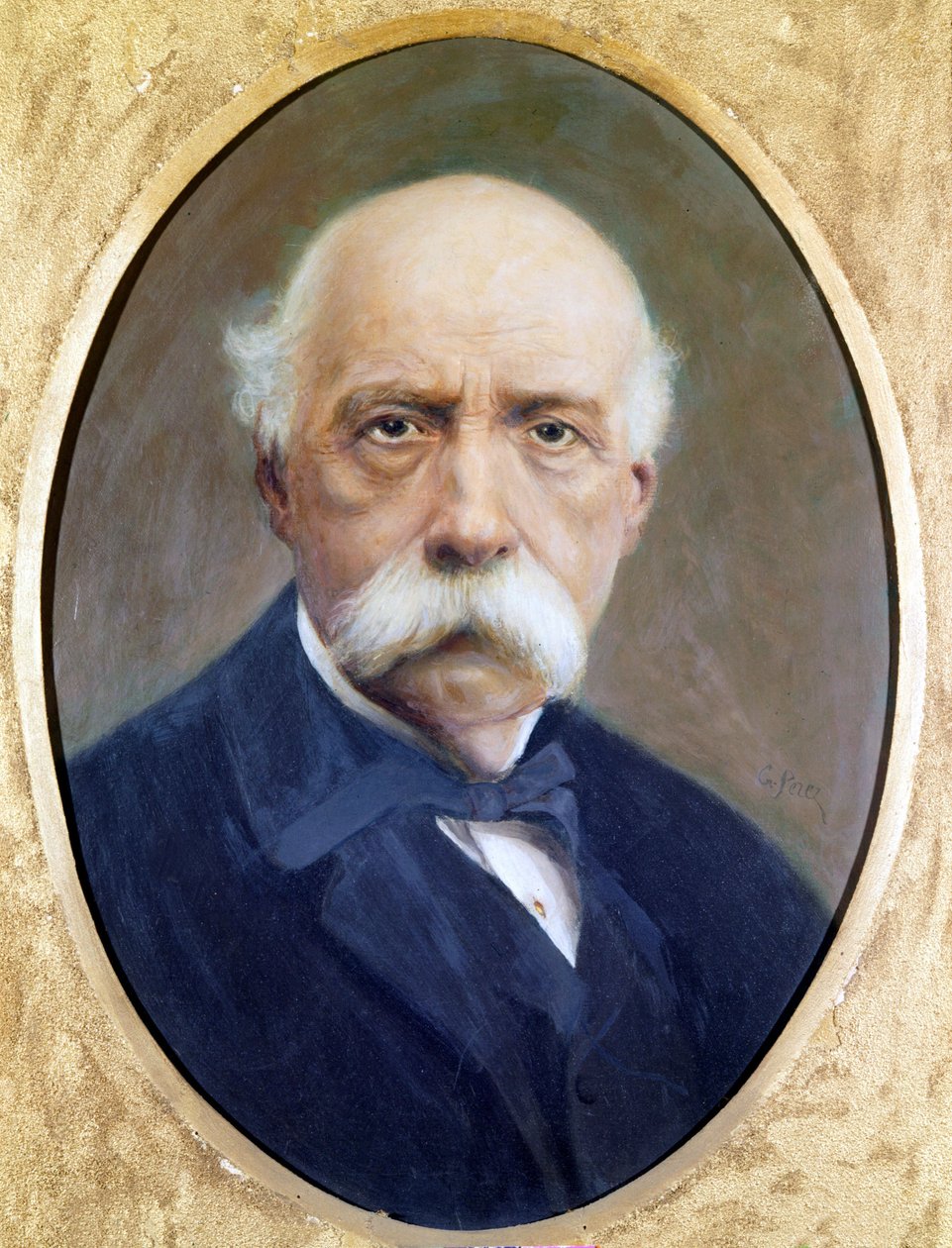 Francesco Crispi, italienischer Politiker. Gemälde von G. Perez. Museo del Risorgimento in Rom. von Unknown artist