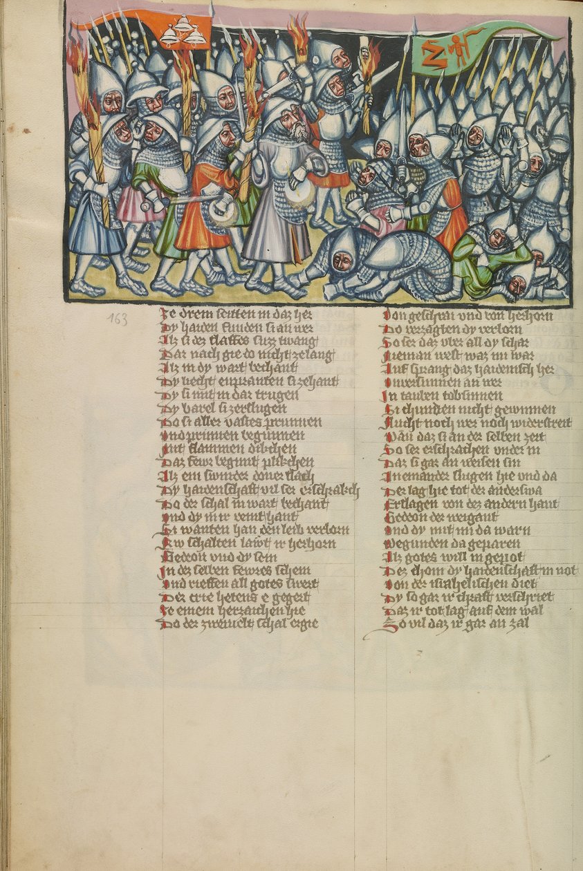 Gideon greift die Midianiter bei Nacht an von Unknown artist