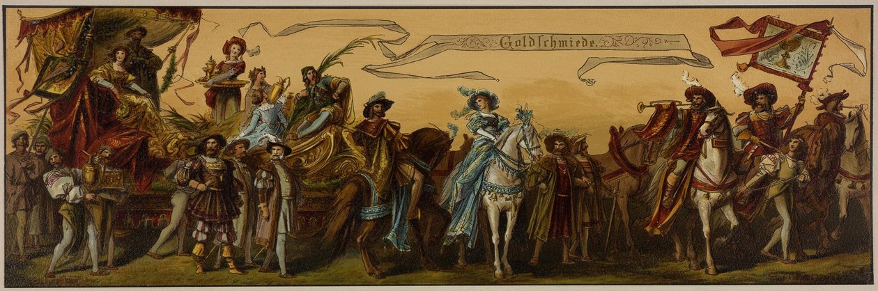 Hans Makarts Prozession der Stadt Wien von Unknown artist