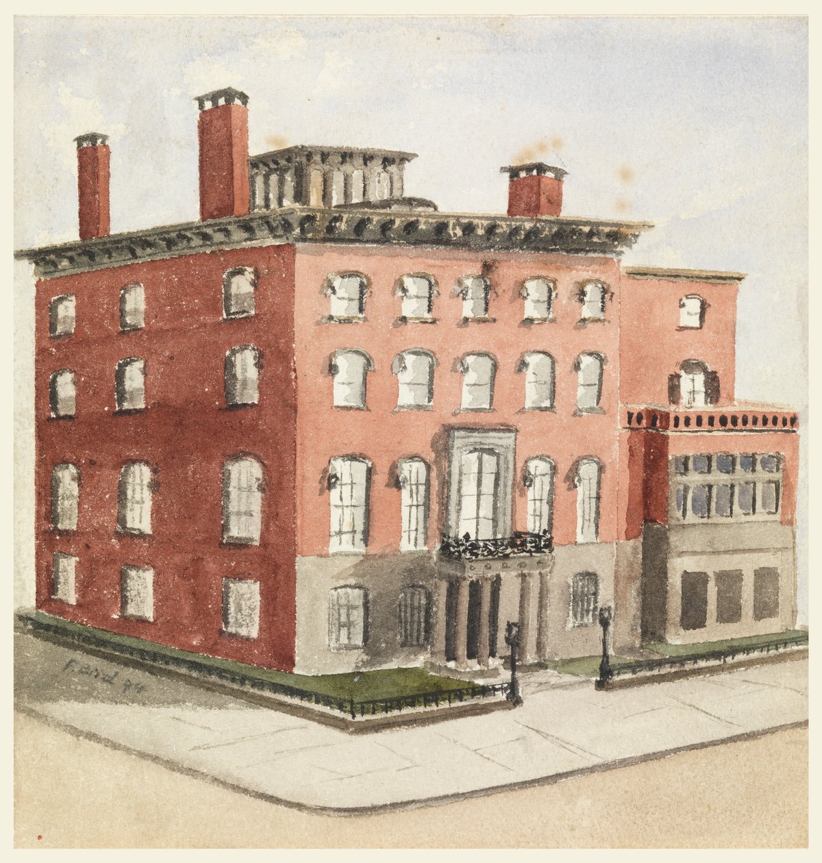 Hewitt House von Unknown artist