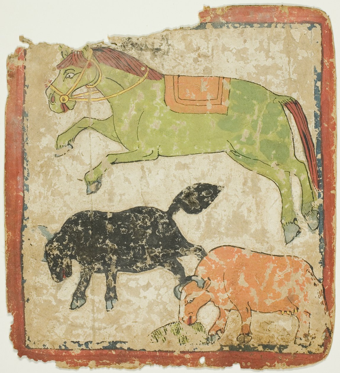 Bild aus einem Satz von Initiationskarten (Tsakali) von Unknown artist
