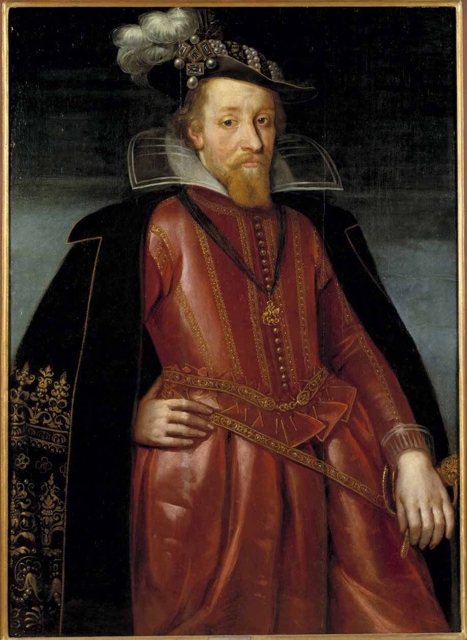 Porträt von König James I. von England (1566-1625), Anonym von Unknown artist