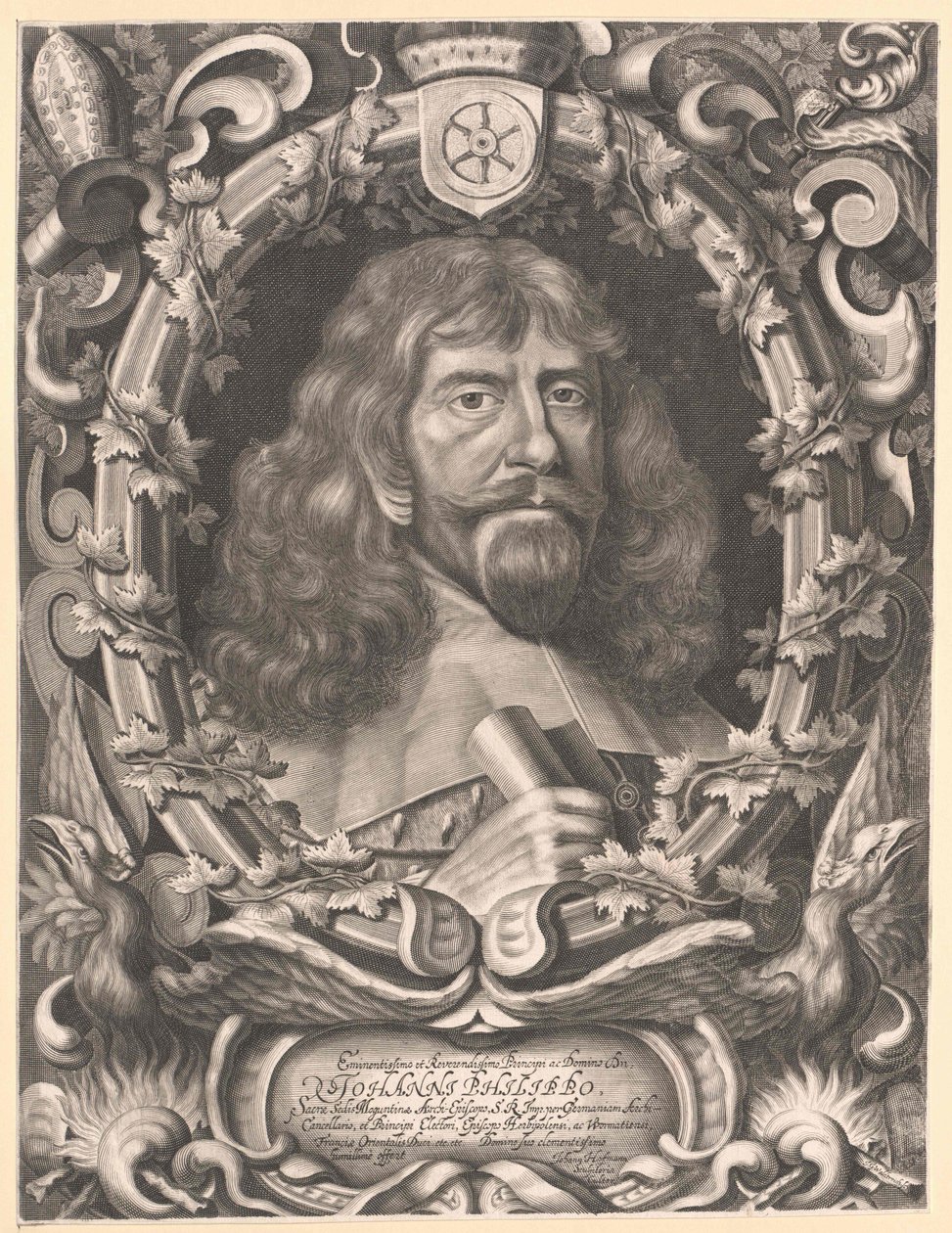 Johann Philipp von Schönborn (Druck) von Unknown artist