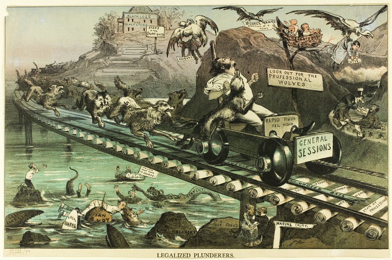 Legalisierte Plünderer, aus Puck von Unknown artist