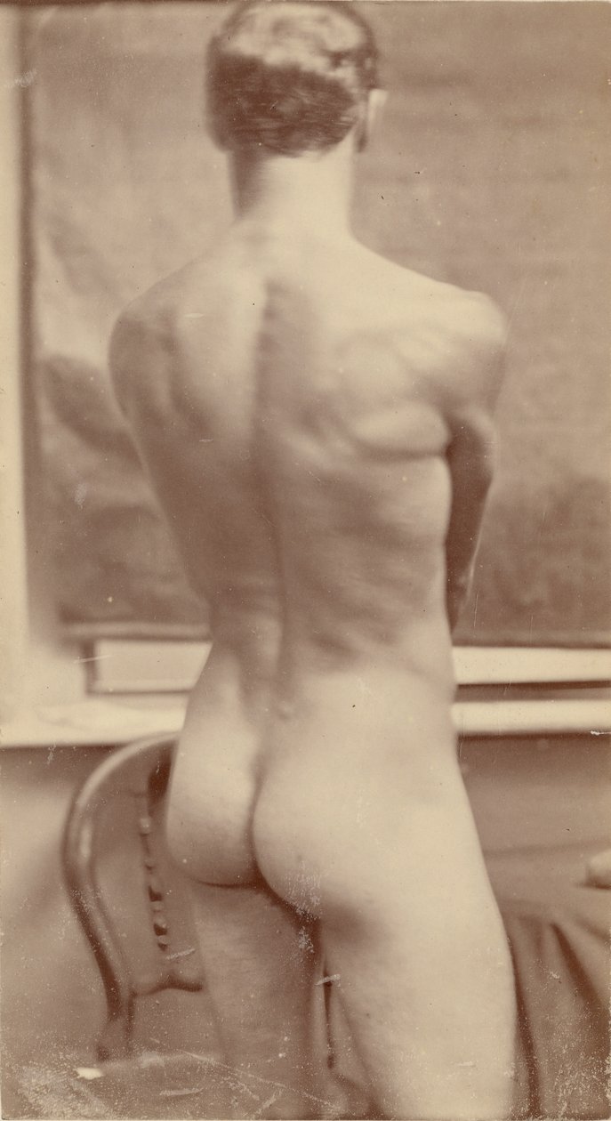 Studie eines männlichen Aktes von Unknown artist