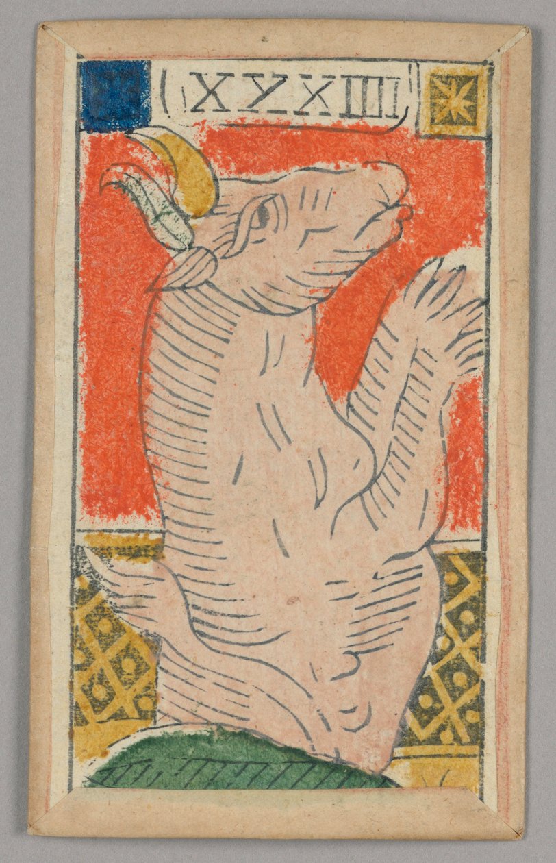 Minchiate (Tarot) Spielkarte von Unknown artist