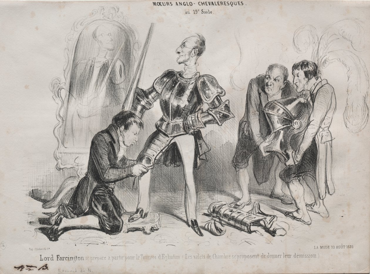Moeurs Anglo-chevaleresques von Unknown artist