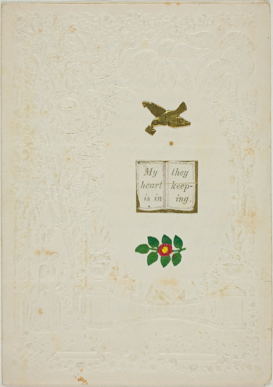 Mein Herz ist in deiner Obhut (Valentinstag) von Unknown artist