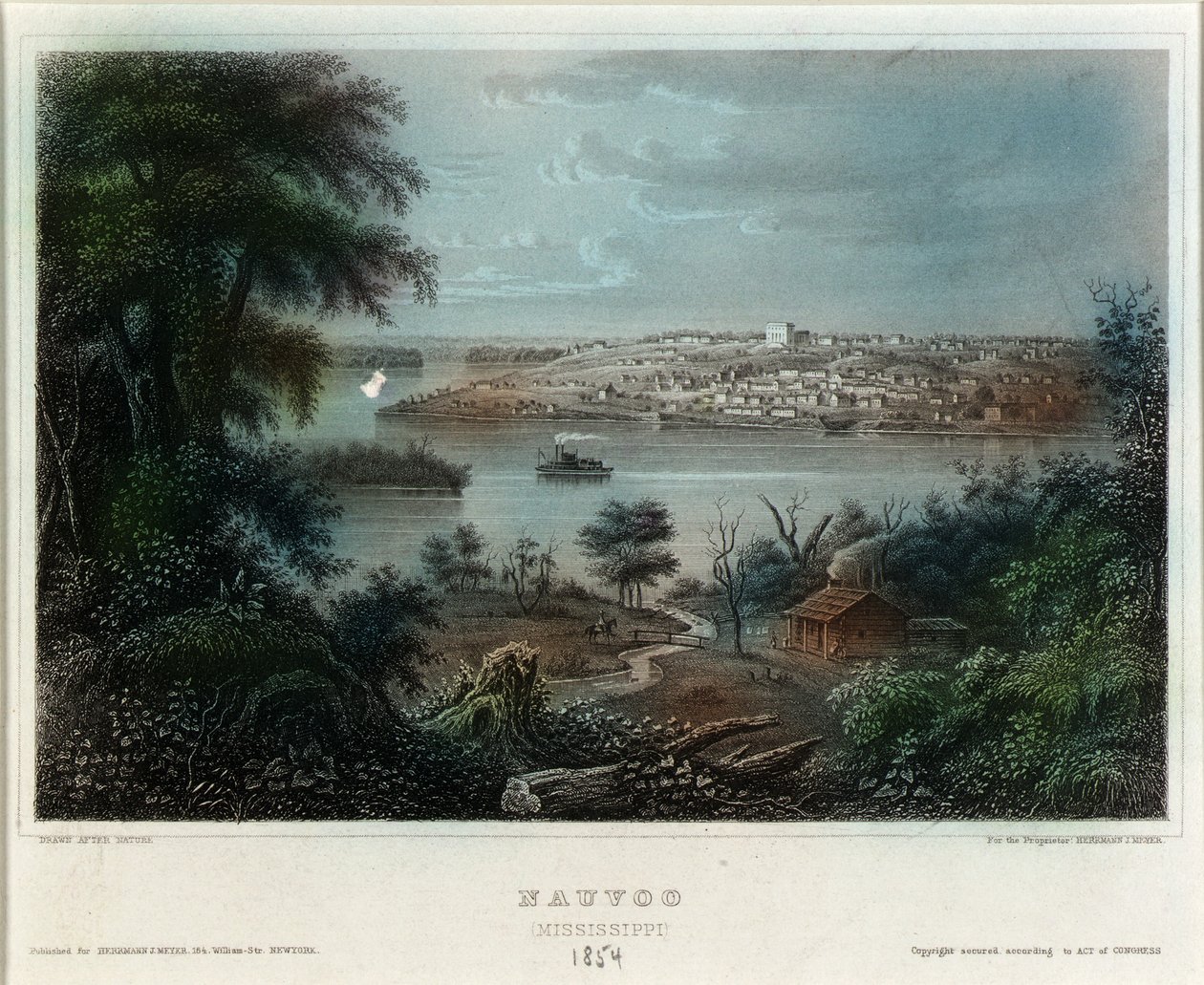 Nauvoo (Mississippi) von Unknown artist