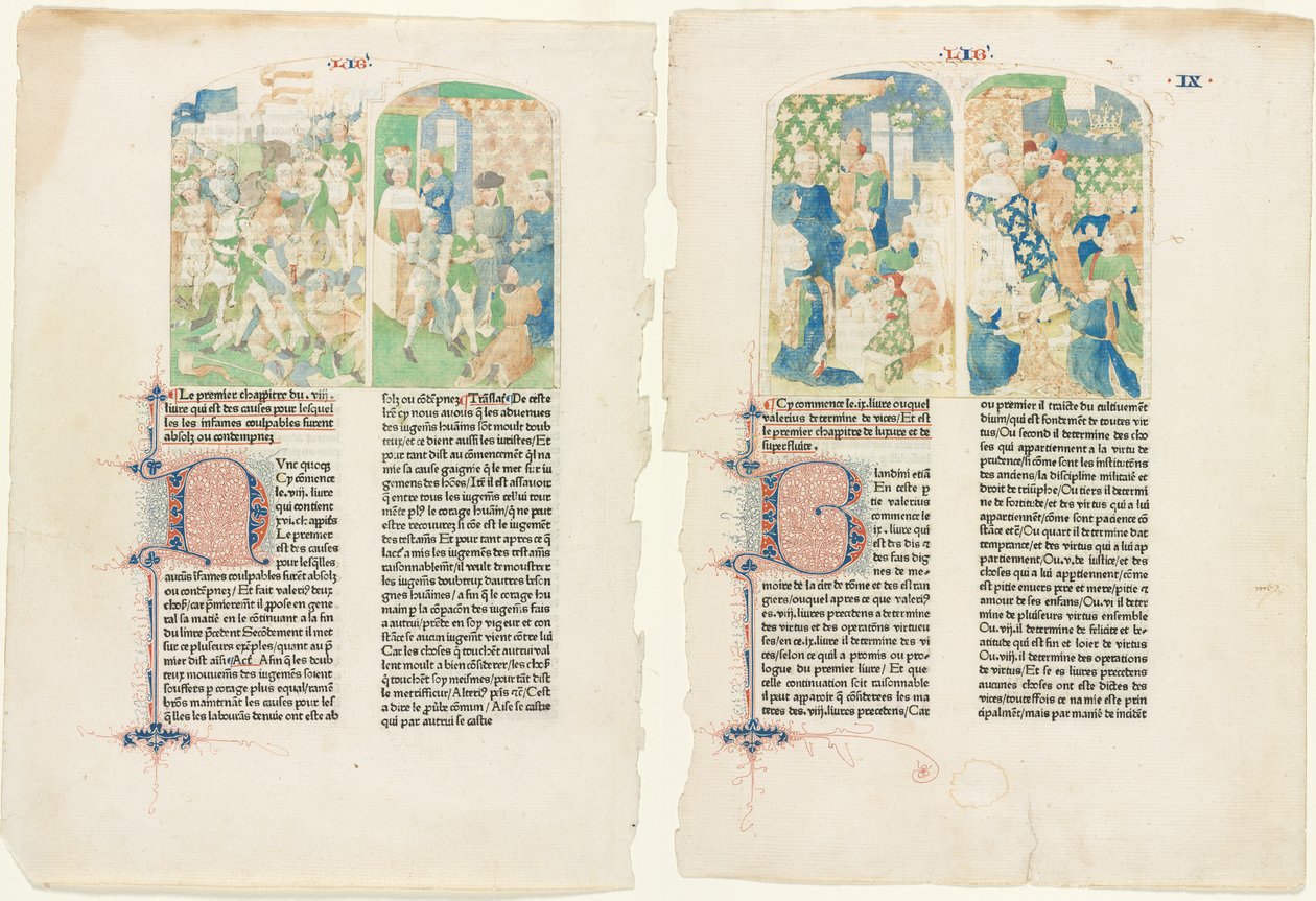 Eröffnungsseiten aus Valerius Maximus
