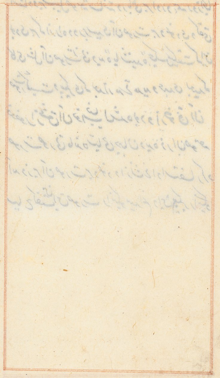 Seite aus Geschichten eines Papageis (Tuti-nama): Textseite von Unknown artist