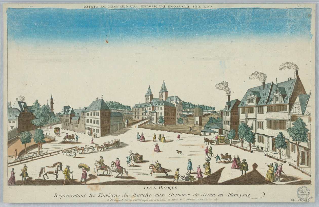 Guckkastenbild, Vue d