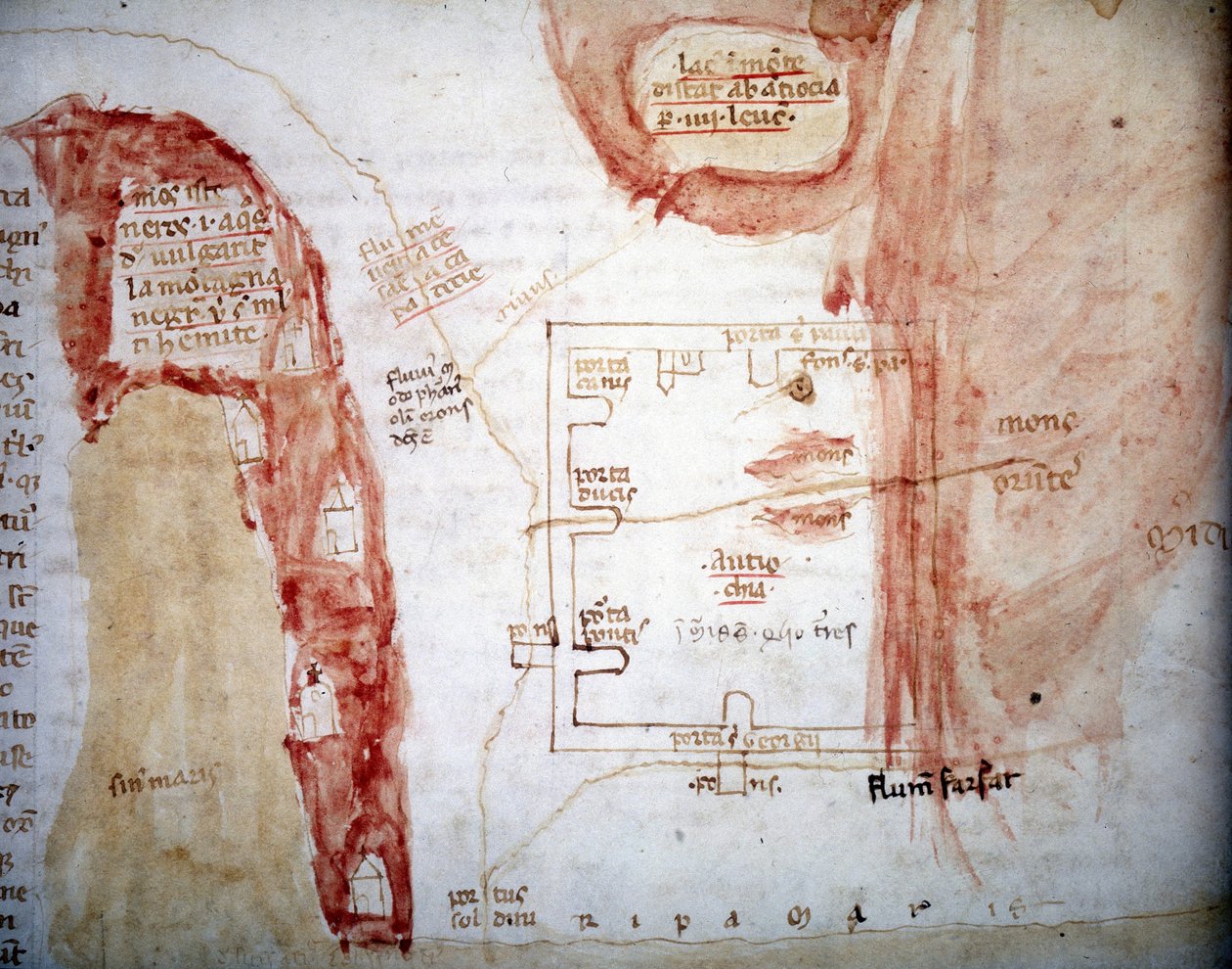 Plan von Antiochia (Antakya), Stadt der Türkei - in „Peregrinationem in Terram Sanctam“ von Unknown artist